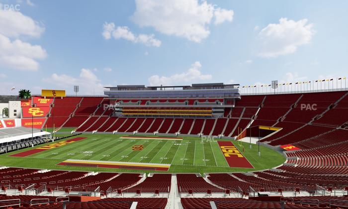 Los Angeles Memorial Coliseum - Section 320 Seat View