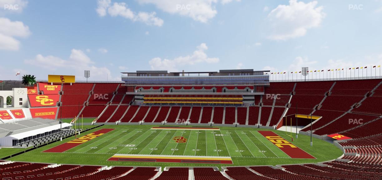 Los Angeles Memorial Coliseum - Section 321 Seat View