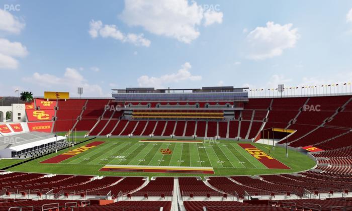 Los Angeles Memorial Coliseum - Section 321 Seat View