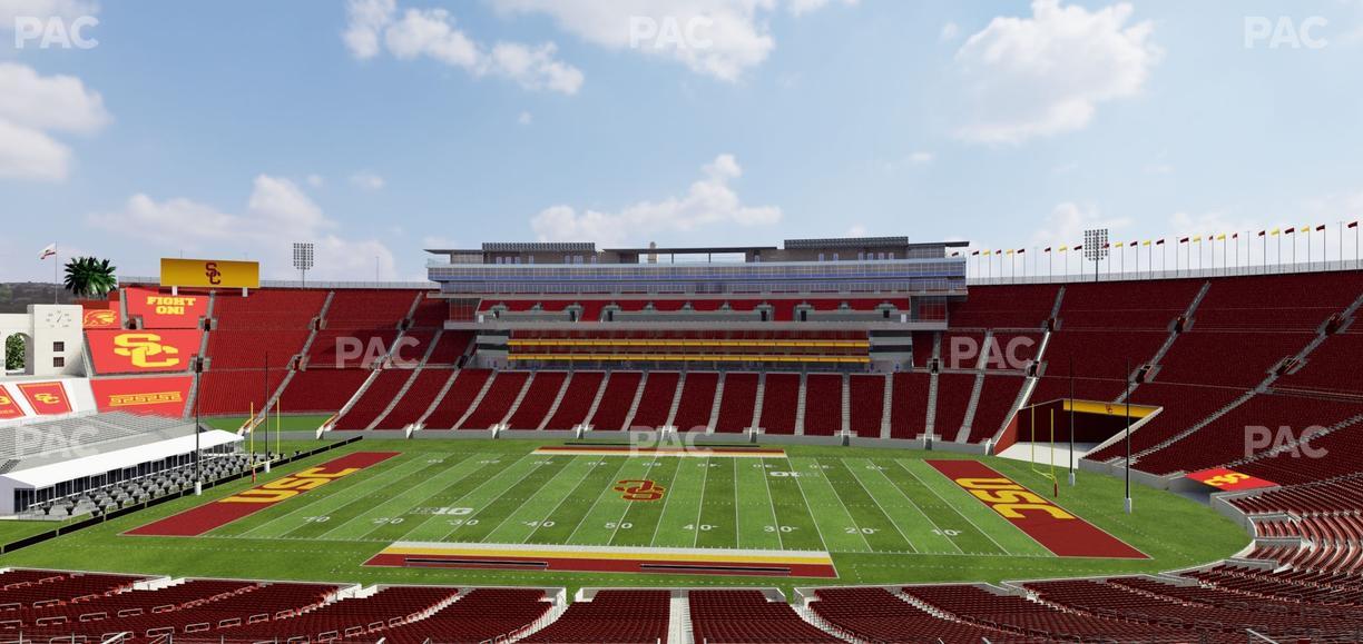 Los Angeles Memorial Coliseum - Section 321 Seat View