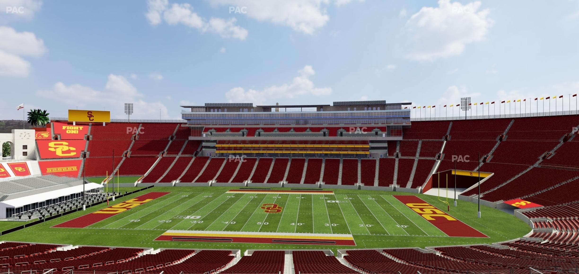 Los Angeles Memorial Coliseum - Section 321 Seat View