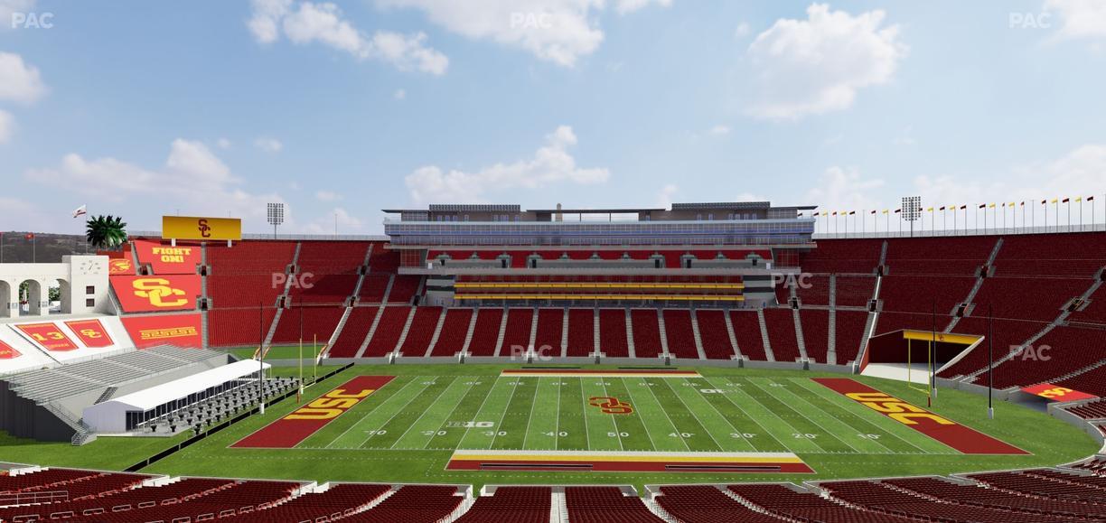 Los Angeles Memorial Coliseum - Section 322 Seat View