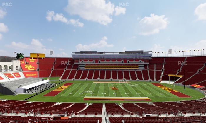 Los Angeles Memorial Coliseum - Section 322 Seat View