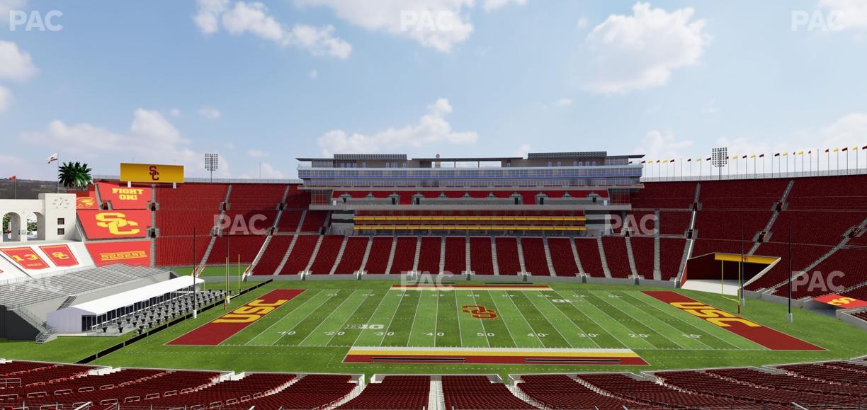 Los Angeles Memorial Coliseum - Section 322 Seat View