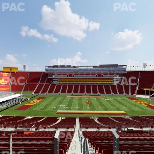 Los Angeles Memorial Coliseum - Section 322 Seat View