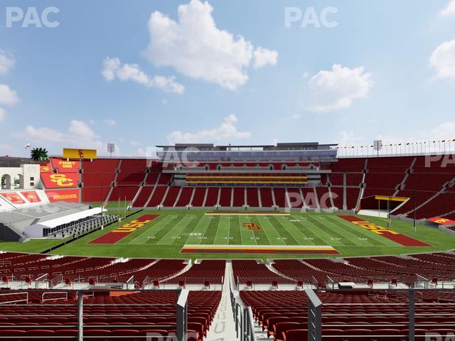 Los Angeles Memorial Coliseum - Section 322 Seat View
