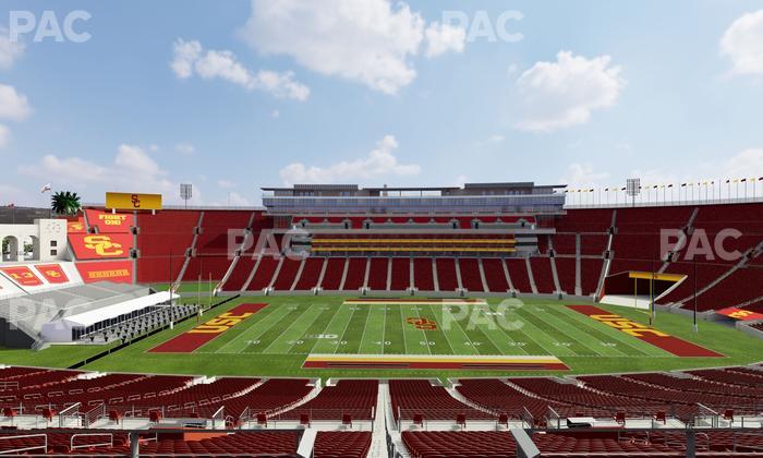 Los Angeles Memorial Coliseum - Section 322 Seat View
