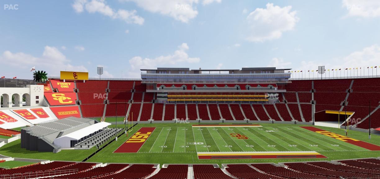 Los Angeles Memorial Coliseum - Section 323 Seat View