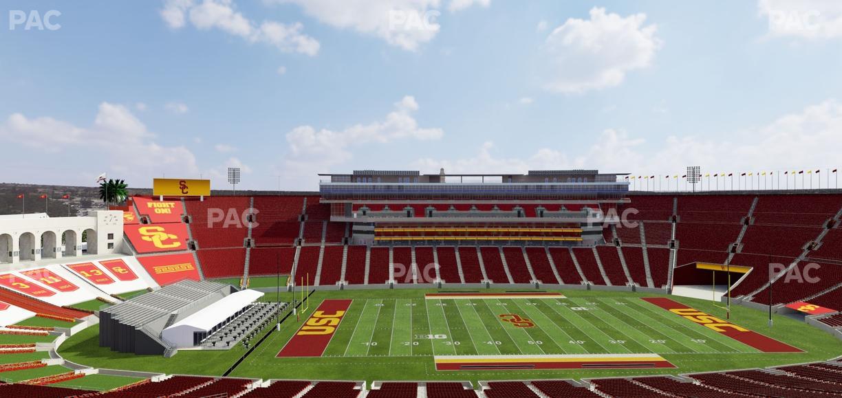 Los Angeles Memorial Coliseum - Section 323 Seat View