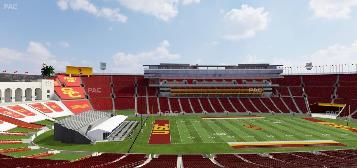 Los Angeles Memorial Coliseum - Section 324 Seat View