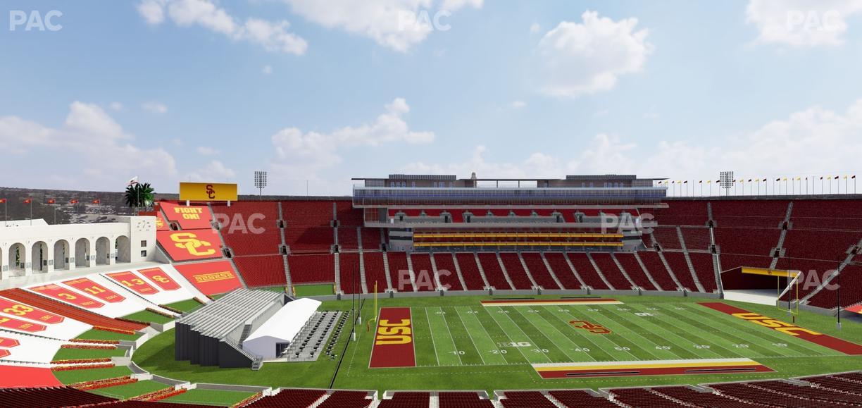 Los Angeles Memorial Coliseum - Section 324 Seat View