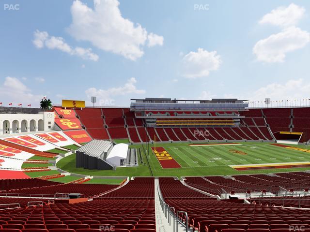 Los Angeles Memorial Coliseum - Section 325 Seat View