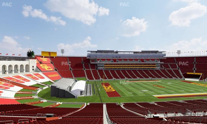 Los Angeles Memorial Coliseum - Section 325 Seat View