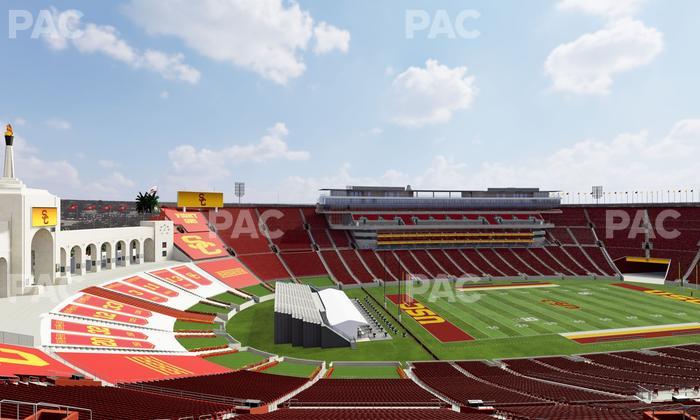 Los Angeles Memorial Coliseum - Section 326 Seat View