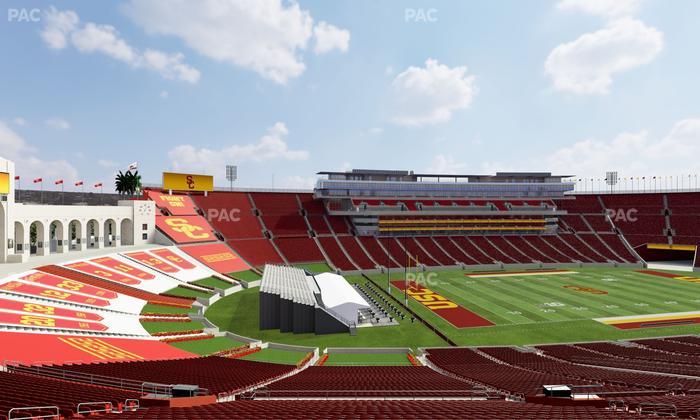 Los Angeles Memorial Coliseum - Section 326 Seat View