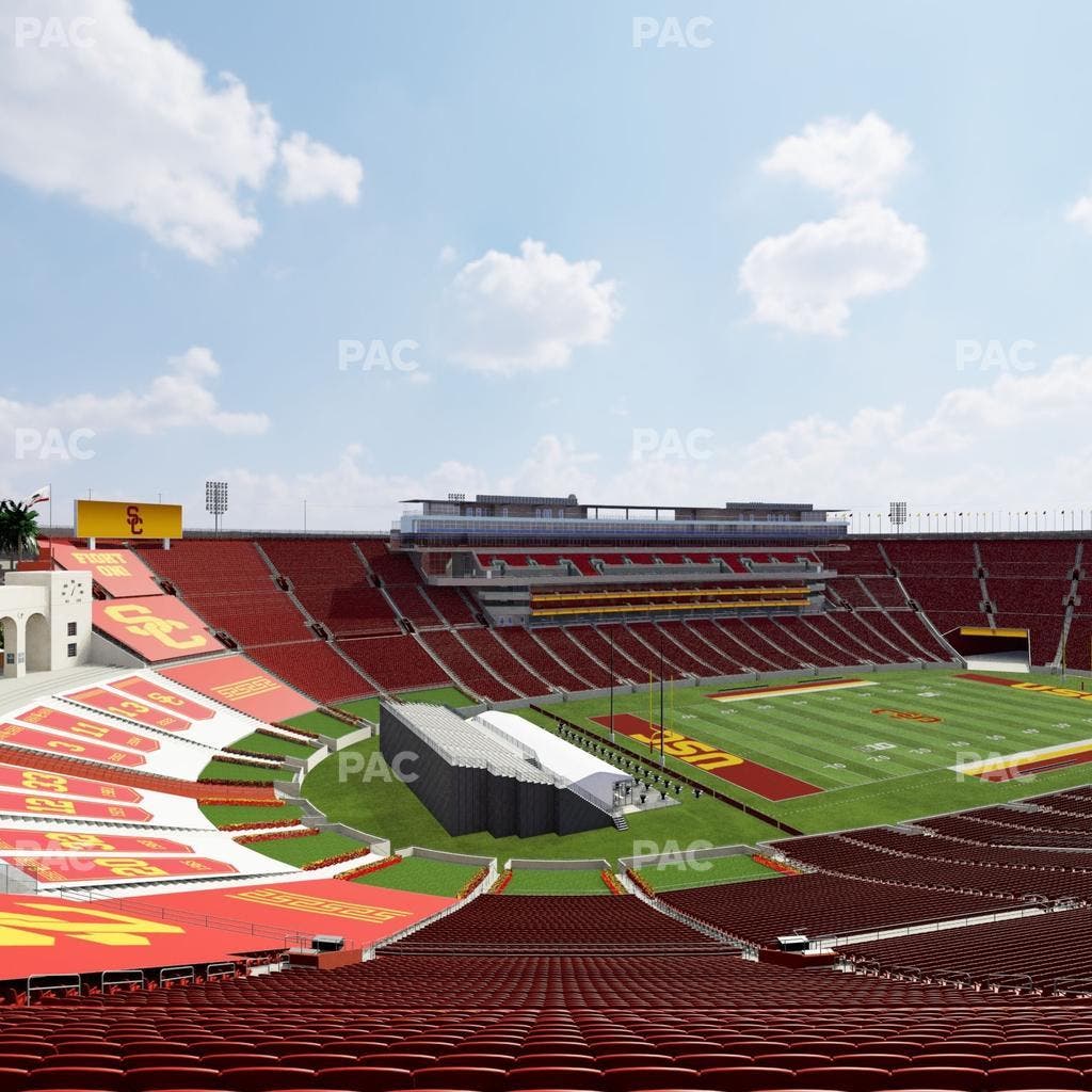 Los Angeles Memorial Coliseum - Section 327 Seat View