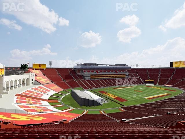 Los Angeles Memorial Coliseum - Section 327 Seat View