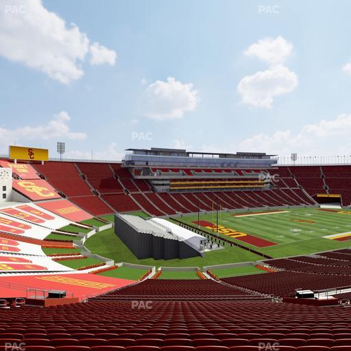 Los Angeles Memorial Coliseum - Section 327 Seat View