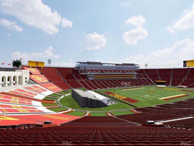 Los Angeles Memorial Coliseum - Section 327 Seat View