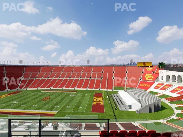 Los Angeles Memorial Coliseum - Section Club 401 Seat View