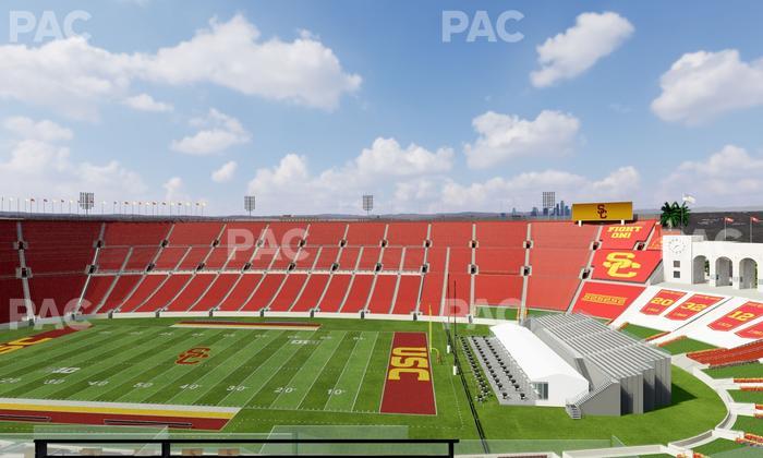 Los Angeles Memorial Coliseum - Section Club 401 Seat View