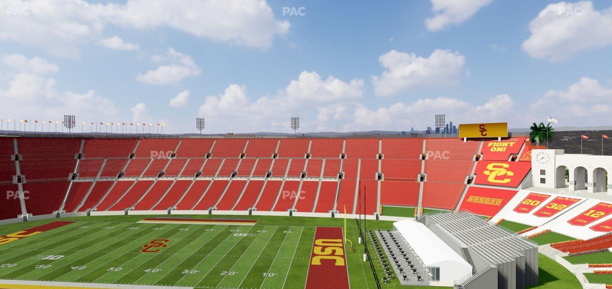 Los Angeles Memorial Coliseum - Section Club 401 Seat View