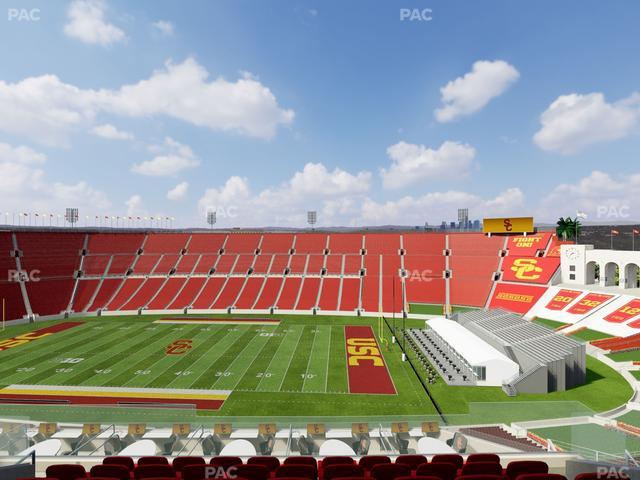 Los Angeles Memorial Coliseum - Section Club 402 Seat View