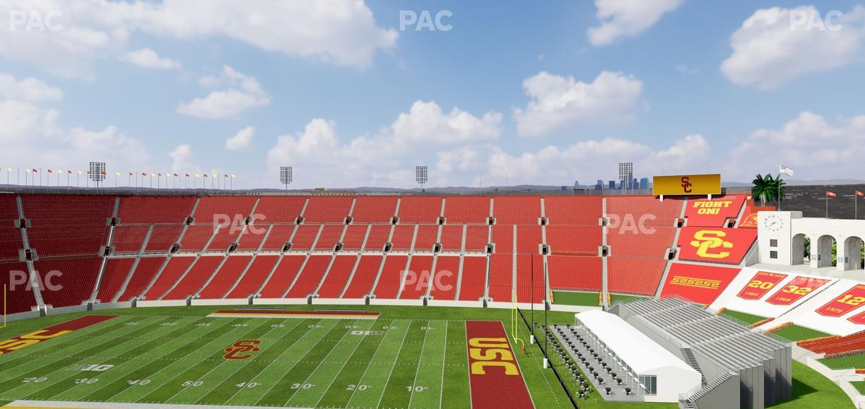 Los Angeles Memorial Coliseum - Section Club 402 Seat View