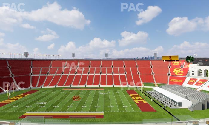 Los Angeles Memorial Coliseum - Section Club 404 Seat View