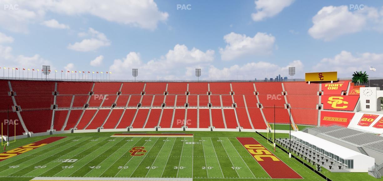 Los Angeles Memorial Coliseum - Section Club 404 Seat View