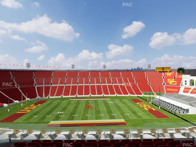 Los Angeles Memorial Coliseum - Section Club 406 Seat View