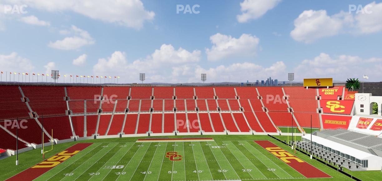 Los Angeles Memorial Coliseum - Section Club 406 Seat View