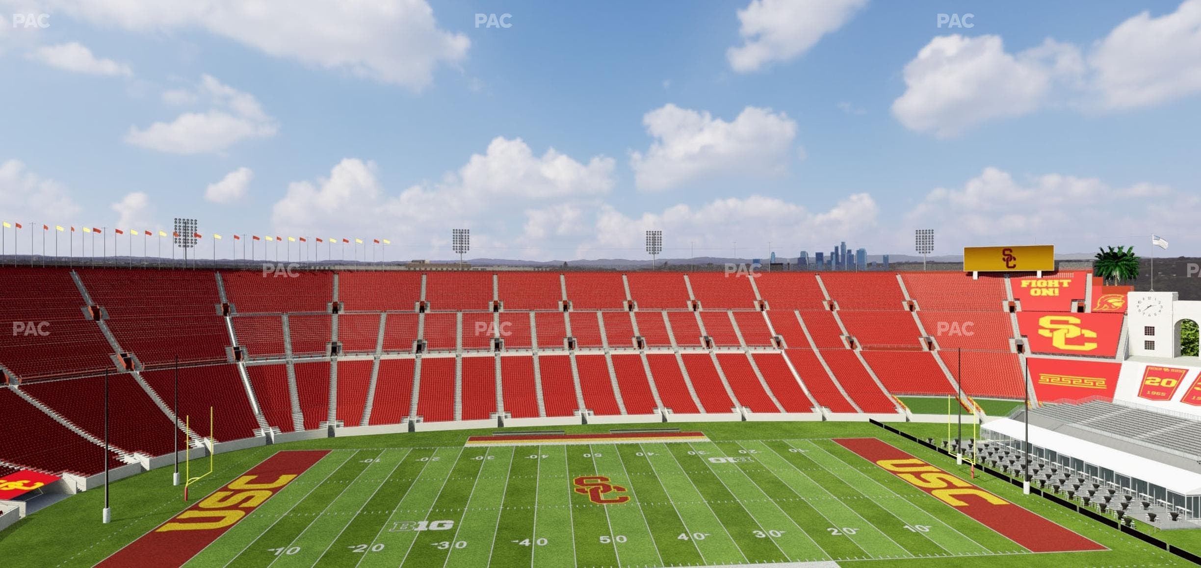 Los Angeles Memorial Coliseum - Section Club 407 Seat View
