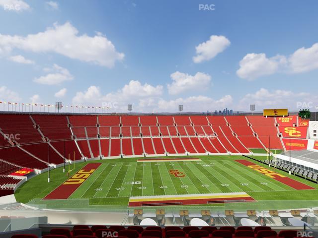 Los Angeles Memorial Coliseum - Section Club 408 Seat View
