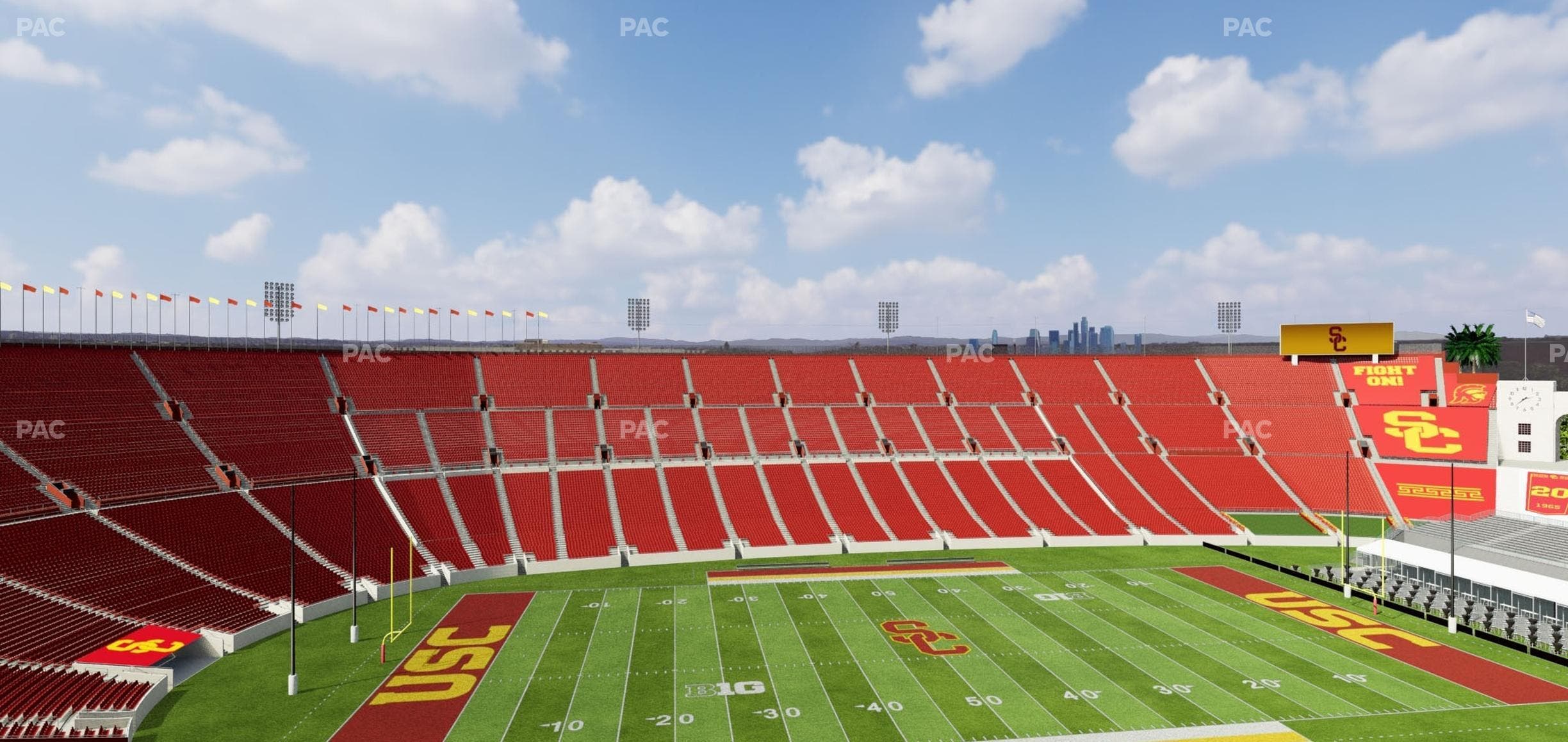 Los Angeles Memorial Coliseum - Section Club 409 Seat View