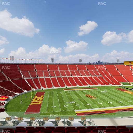 Los Angeles Memorial Coliseum - Section Club 410 Seat View