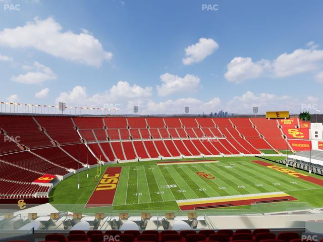 Los Angeles Memorial Coliseum - Section Club 410 Seat View