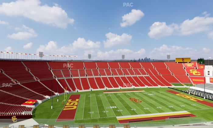 Los Angeles Memorial Coliseum - Section Club 410 Seat View