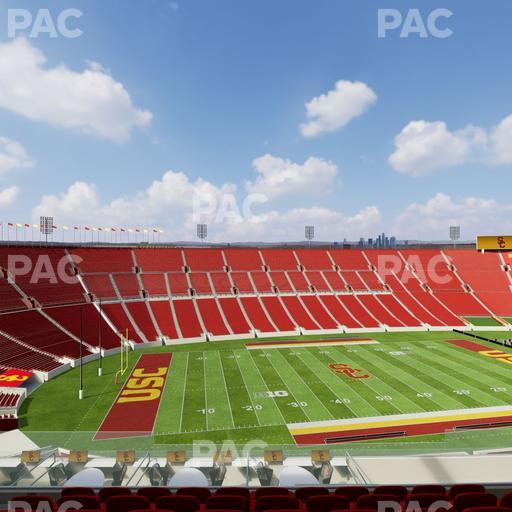 Los Angeles Memorial Coliseum - Section Club 410 Seat View
