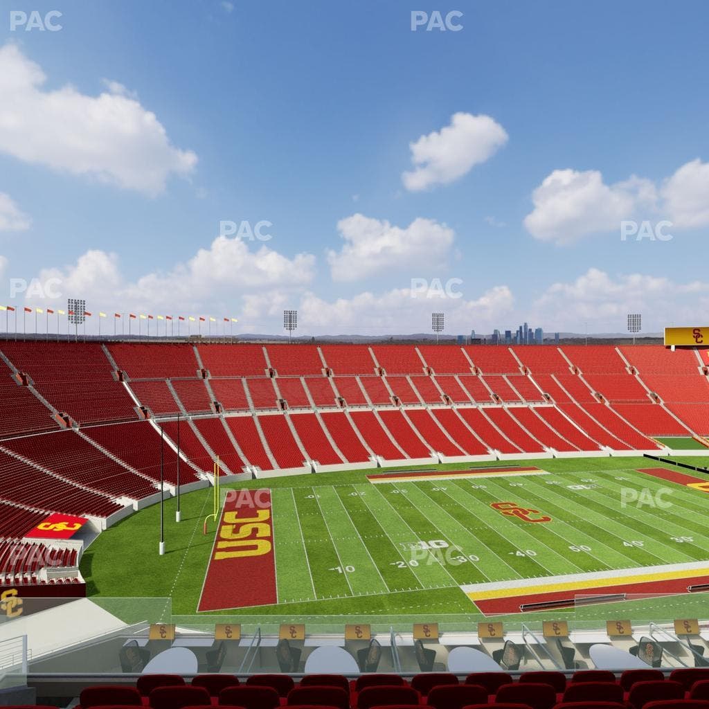 Los Angeles Memorial Coliseum - Section Club 411 Seat View