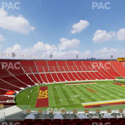 Los Angeles Memorial Coliseum - Section Club 411 Seat View