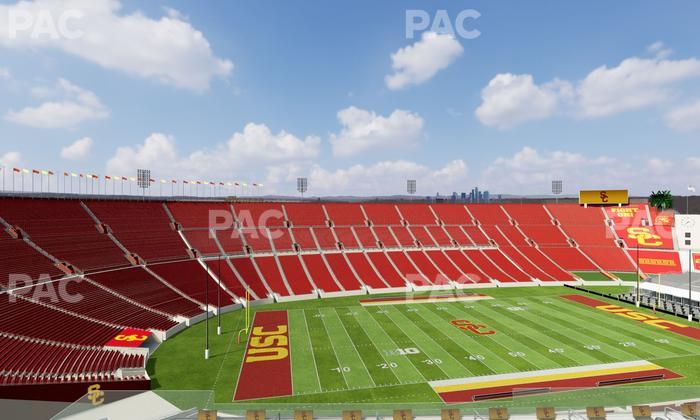 Los Angeles Memorial Coliseum - Section Club 411 Seat View