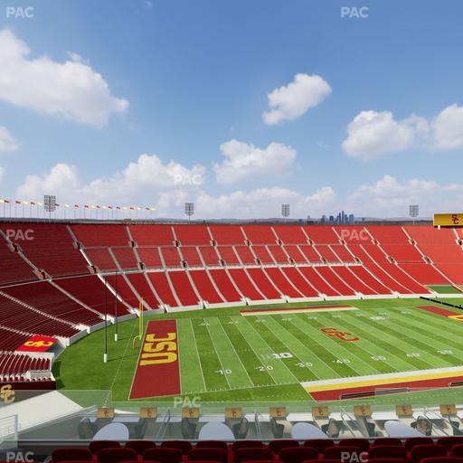 Los Angeles Memorial Coliseum - Section Club 411 Seat View