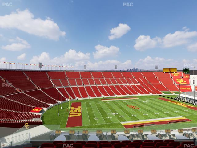 Los Angeles Memorial Coliseum - Section Club 411 Seat View
