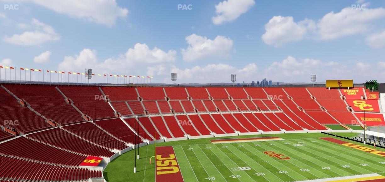 Los Angeles Memorial Coliseum - Section Club 412 Seat View