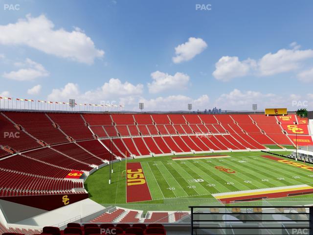 Los Angeles Memorial Coliseum - Section Club 412 Seat View