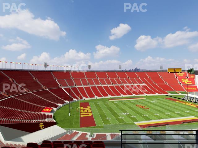 Los Angeles Memorial Coliseum - Section Club 412 Seat View