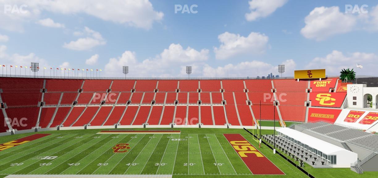 Los Angeles Memorial Coliseum - Section Club Wc 403 Seat View