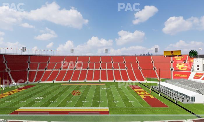 Los Angeles Memorial Coliseum - Section Club Wc 405 Seat View