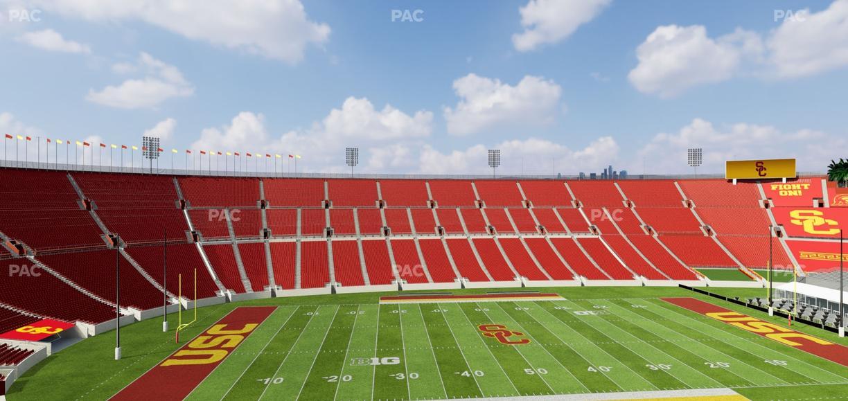 Los Angeles Memorial Coliseum - Section Club Wc 408 Seat View